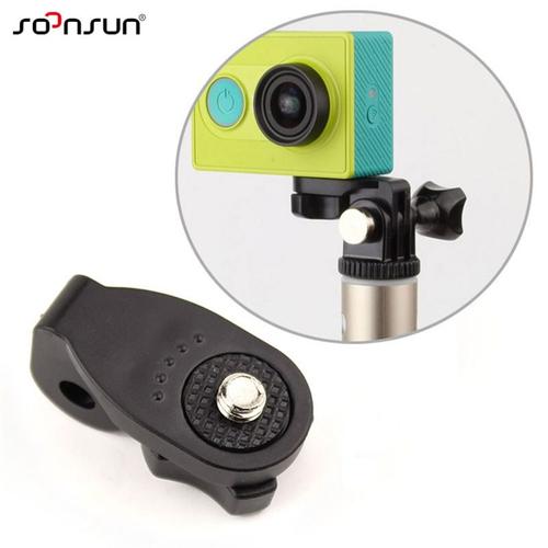 YOINS® Xiaomi Yi Monture d'adaptateur pour trépied miniature 1/4 '' à déclenchement rapide pour GoPro Monopied flottant Pole Head Strap Handheld Adapter