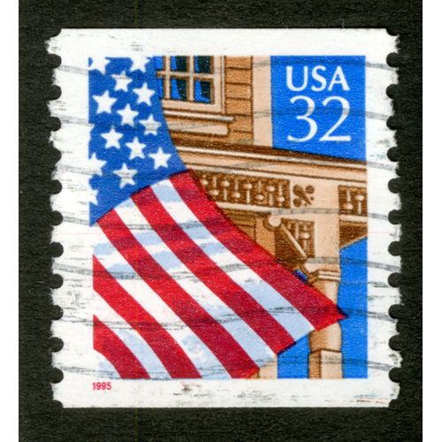 Timbre Oblitéré Usa 32, 1995