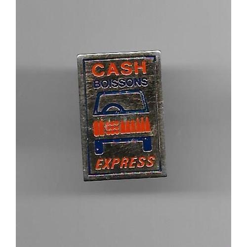 Pins Cash Boissons Express / Base Argentée