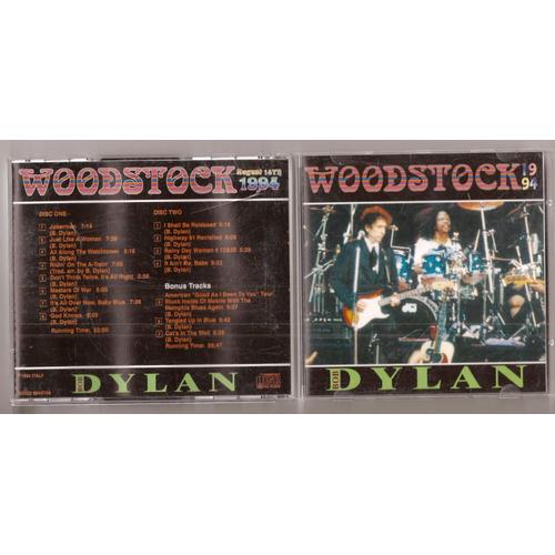 Woodstock 1994 Bob Dylan - 2 Cds: 15 Pistes