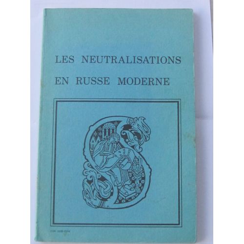 Les Neutralisations En Russe Moderne