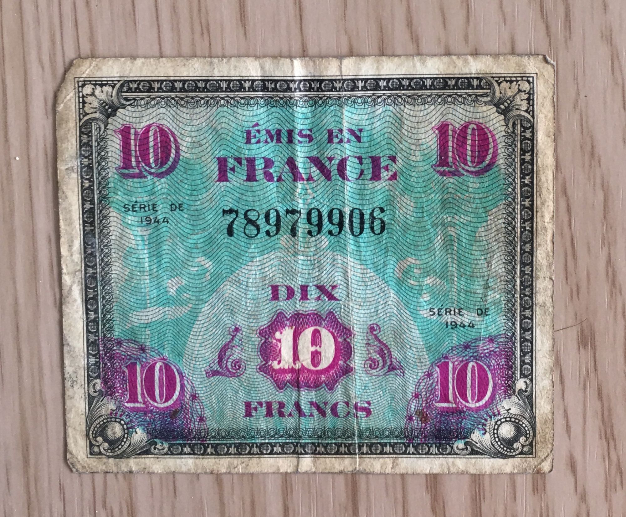 Billet De Collection Le Plus Cher Billet Francais Ancien d’occasion