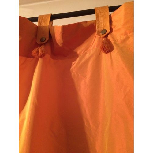 Rideaux Orange Avec Passants Madura
