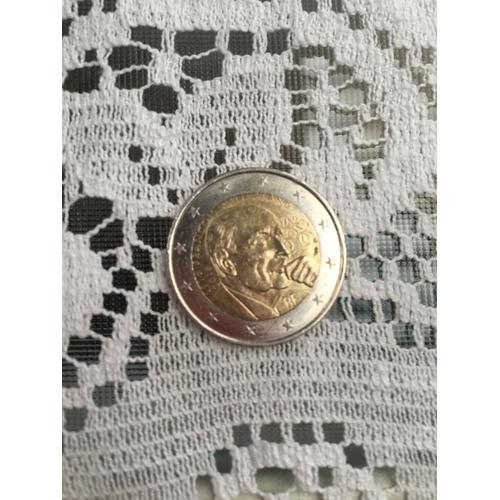 Pièce 2 Euros Mitterand 1916 2016