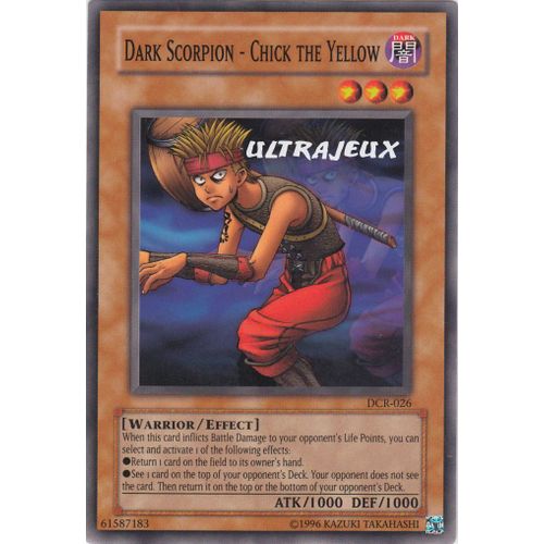 Yu-Gi-Oh! - Dcr-026 - Dark Scorpion - Chick The Yellow - Commune