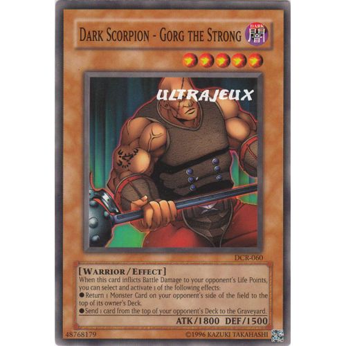 Yu-Gi-Oh! - Dcr-060 - Dark Scorpion - Gorg The Strong - Commune