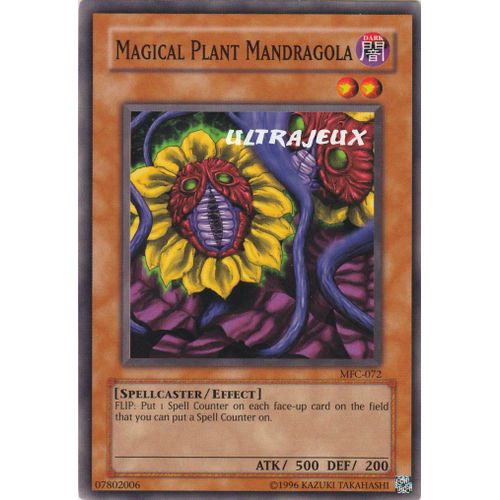 Yu-Gi-Oh! - Mfc-072 - Magical Plant Mandragola - Commune