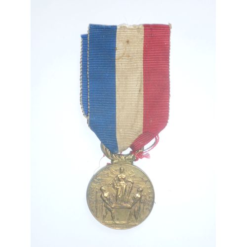 Medaille En Bronze L'armee Et La Presse Le Matin Organise La Marche De L'armee Du 29 Mai 1904 Ref M146
