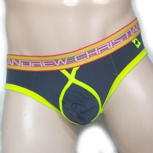 Andrew Christian Slip - Almost Naked Dare Brief 9852 Gris