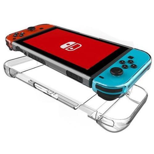 Insten® Pour Console Nintendo Switch Joy-Con : Coque De Protection En Cristal Rigide Transparent [Console & Manettes Non Incluses]