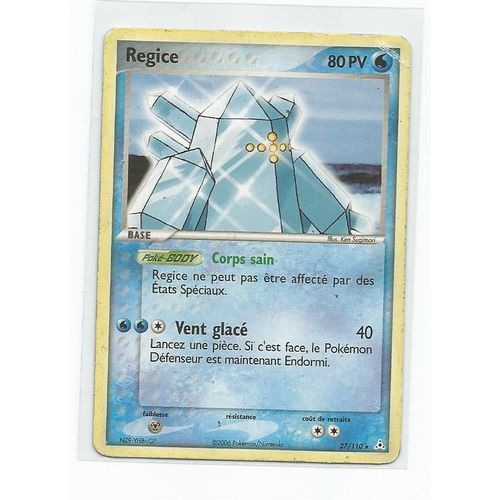 Pokémon Regice - Ex Fantômes Holon