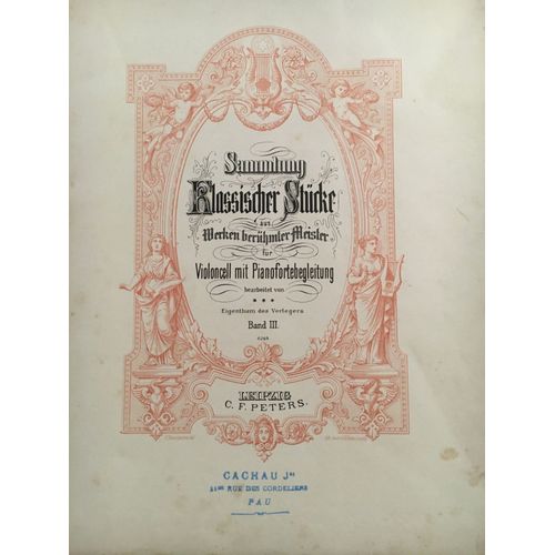 Beethoven. Sammlung Klassischer Stücke Für Violoncell