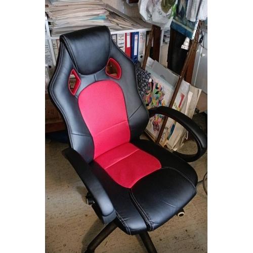 Chaise De Bureau/ Gaming Motif Rouge