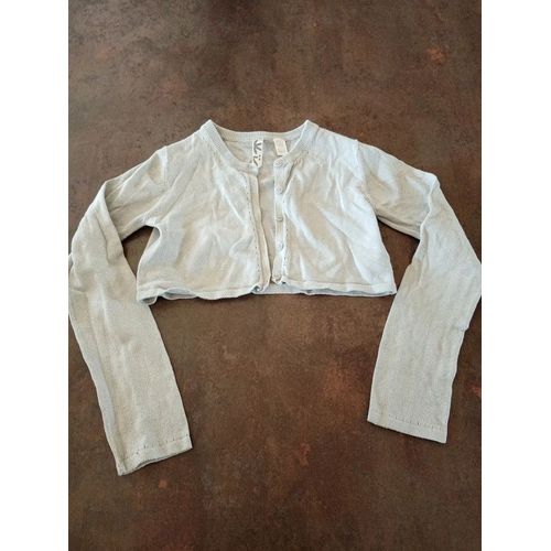 Boléro Ml Gris Fille 10 Ans Très Bon État