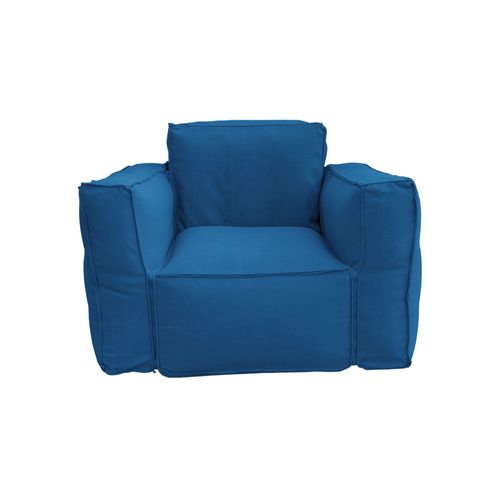 Canapé Salon De Jardin Modulable 90x75x65cm Bleu Pétrole