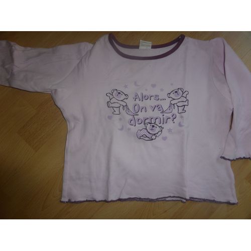 Pyjama Pas De Marque Coton 6 Ans Violet