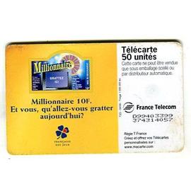 1999 - Telecarte France publique 1999 Tac O Tac - 10 000 F Par Mois Jeux  publicité FDJ