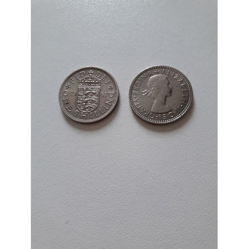 One Shilling 1961 Elizabeth Ii