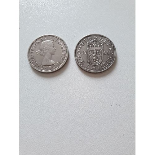 One Shilling 1963 Elizabeth Ii