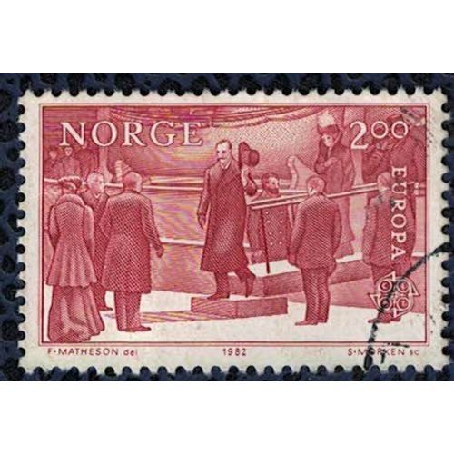 Norvège 1982 Oblitéré Used Cept Historical Events Evénements Historiques Su