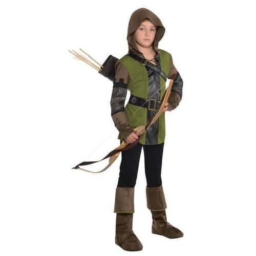 Costume Enfant/Ado - Robin De Bois - Taille 8-10 Ans