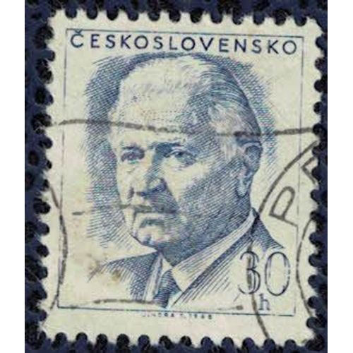 Tchécoslovaquie 1968 Oblitéré Used Président Ludvík Svoboda Su