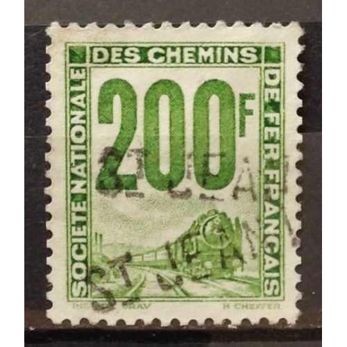 Colis Postaux - Petits Colis - 200f Vert-Jaune (Superbe N° 24) Obl - France Année 1944 - N18090
