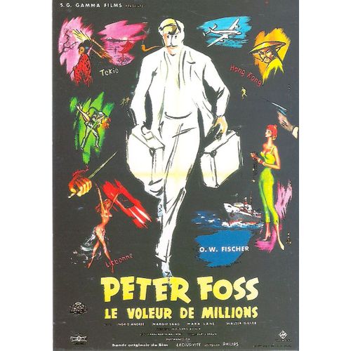 Cp "Peter Foss, Le Voleur De Millions" - O. W. Fischer