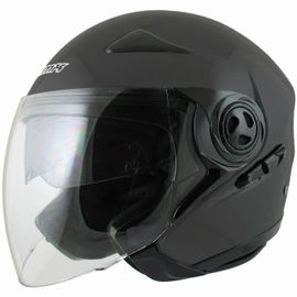 Casque Jet Amx Awax Noir Mat