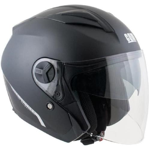 Cgm Casque Jet 130a Daytona Noir Mat