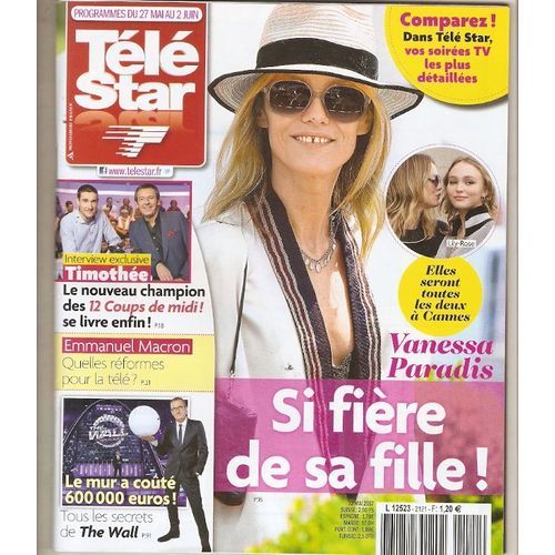 Ts Macron 1/2p/ Vanessa Paradis Lily Rose Depp 2p/ Javier Bardem 1p/ Hugh Laurie 1/2p/ Chloe Grace Moretz 1p/ Liz Taylor Richard Burton 1p/ Clayne Crawford 1p/ Bruce Springsteen 2p/ 2121