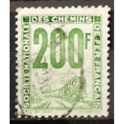 Colis Postaux - Petits Colis - 200f Vert-Jaune (Superbe N° 24) Obl - France Année 1944 - N18178