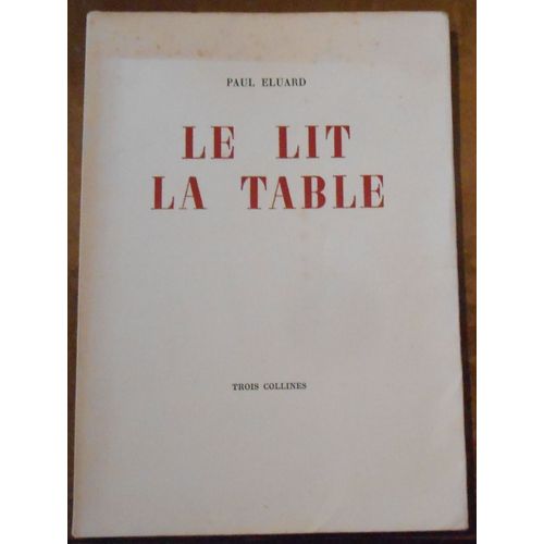 Le Lit La Table