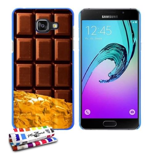 Coque Case Ultra-Slim Samsung Galaxy A3 2016 Motif Cassette Silicone Bleu (A2)