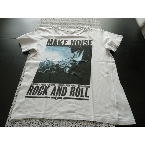 T-Shirt H&m Coton 10 Ans Blanc