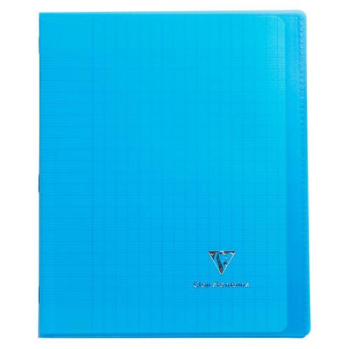 Clairefontaine Lot De 3 Cahiers Protège-Cahier Koverbook Piqué Polypro 17x22cm 48p Séyès Coloris Aléatoire