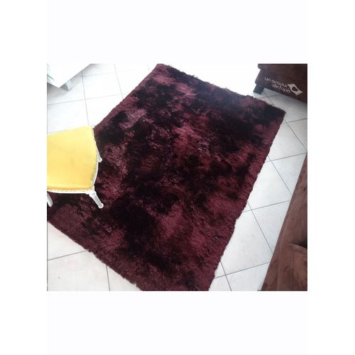 Tapis Chambre Shaggy Fin Violet 200 X 290 Cm Tapis Longues Mèches Par Unamourdetapis