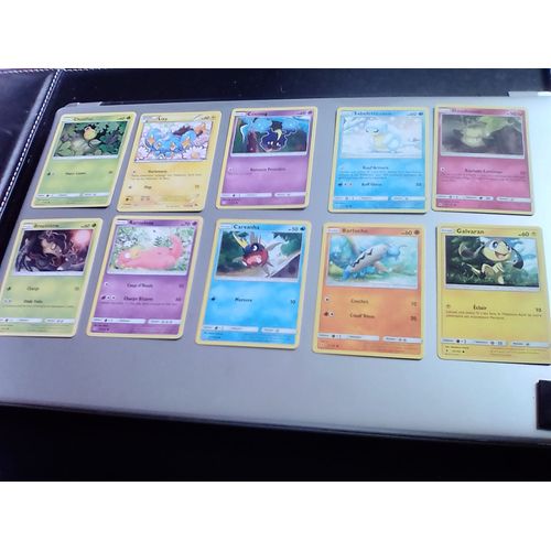 Lot De 10 Cartes Pokémon Génération Soleil Et Lune