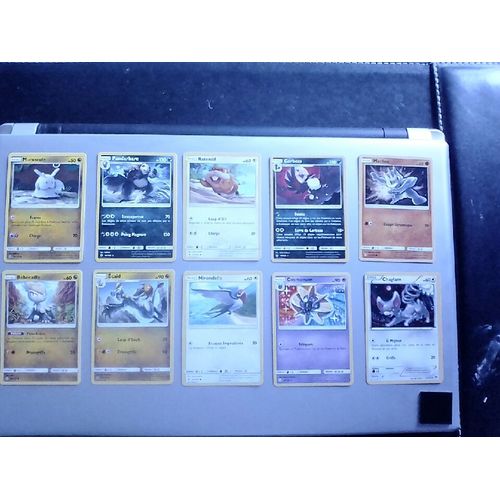 Lot De 10 Cartes Pokémon Génération Soleil Et Lune