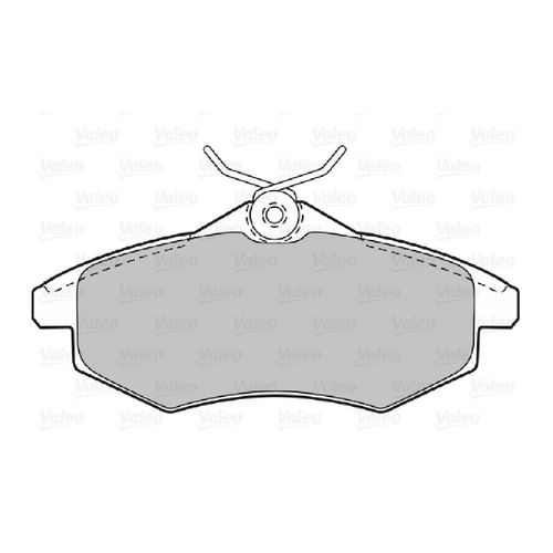 Plaquette De Freins Avant Valeo, Citroen C2 1.1 60 Cv Avant 01/10