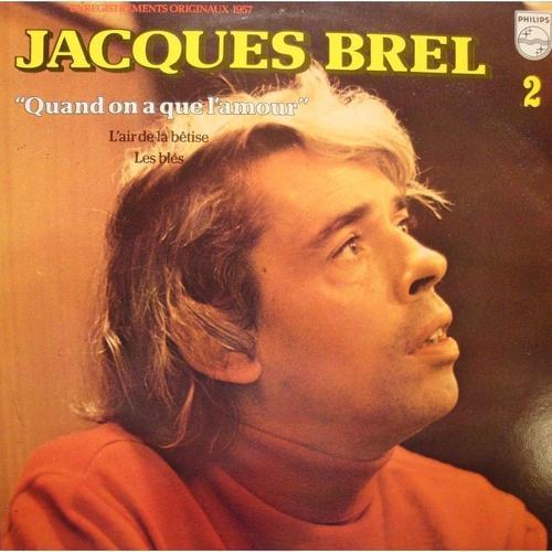 Disque vinyle 33T - Jacques Brel - Les prénoms - Mi Emmaüs