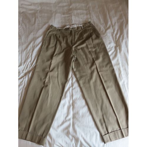 Pantalon Le Pointy Coton 46 Beige
