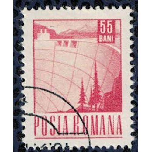 Roumanie 1969 Oblitéré Used Reservoir Dam Barrage Su