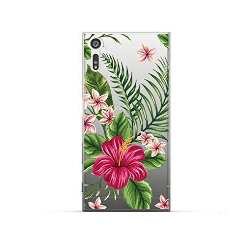 Coque Sony Xperia Xz , Xzs Souple Transparente Et Résistante Anti Choc Avec Impression De Qualité (Bouquet Exotique)