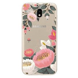 Rose The Grafu® Galaxy J3 Prime Étui en Cuir PU Motif de Fleurs Flip Coque avec Fonction Stand et Fente pour Carte Coque pour Samsung Galaxy J3 Prime 
