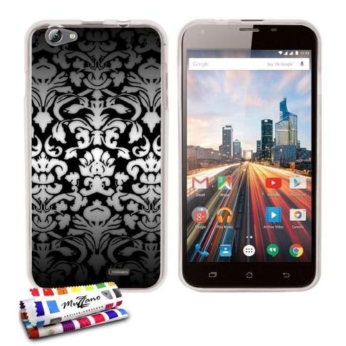 Coque Case Ultra-Slim Archos 55 Helium Plus Motif Baroque Silicone Clear (A2)