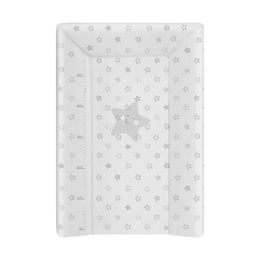 Babycalin Matelas A Langer Luxe 50 X 70 Cm Etoile Gris Toise Imprimée