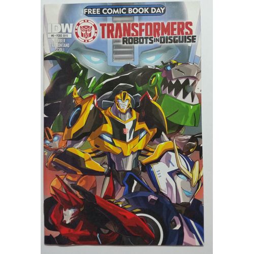 Free Comic Book Day - Transformers, Robots In Disguise - 2015