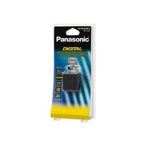 Panasonic VW-VBG130E-K - Batterie de caméscope Li-Ion 1250 mAh - pour Panasonic HDC-SD7, NV-GS230, GS320, GS330, GS500, GS60, GS80, GS90; AVCHD Pro HDC-MDH1