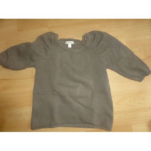 Pull Vertbaudet Coton 6 Ans Kaki